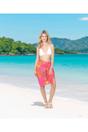 Pink Carriba - Butterfly Print Beach Sarong, Image 1 of 1