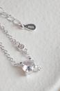 Silver Sterling Silver Dainty Minimalist CZ Bracelet, Image 4 of 4