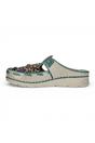 Blue Womens Cushioned Wedge Sandals-DORRY-01, Image 5 of 7