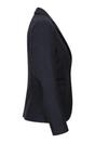 Black Infinity Leather Black Herringbone Check Tweed Wool Blend Blazer, Image 4 of 5