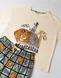 Beige Madagascar Character Small Pyjama Set, Image 5 of 6