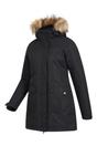 Black Tarka II Long Padded Jacket, Image 3 of 5