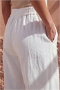 Ivory  Smart Twill Wide Leg Pocket Trouser, Image 4 of 5
