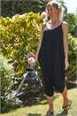 Black Cropped V-Neck Hareem Jumpsuit, Image 2 of 4