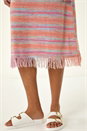 Purple Space Dye Knitted Midi Dress, Image 5 of 5