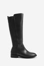 Black 'Parker' Stretch Wide Calf Knee High Boots, Image 2 of 4