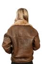Brown B3 Sheepskin Leather Flying Jacket, Image 4 of 5