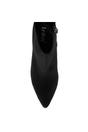 Black Amelia Faux Suede Kitten Heel Ankle Boots, Image 5 of 5