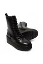 Black Womens Soft Platform Ankle Boots-HAIT273, Image 5 of 5