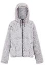 Plum Zelpha Fluffy Hooded Fleece Jacket, Image 1 of 4