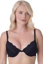 Black Floral Lace Padded Underwired Bra, Image 1 of 5