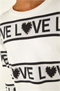 Ivory Love Motif Knit Jumper, Image 4 of 4