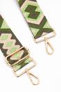 Green Sarta Green Metallic Aztec Woven Bag Strap, Image 2 of 4