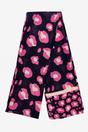 Pink Sarta Pink Bordered Leopard Print Lightweight Scarf, Image 3 of 3