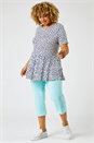 Aqua Curve Cropped Stretch Trouser, Image 1 of 5