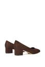 Brown 'Liberty' Low Block Heel Court Shoes, Image 5 of 6