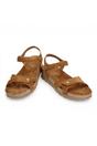Brown Womens Leather Wedge Sandals - Sulia B26, Image 5 of 8