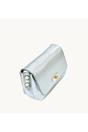 Silver The Maisie Mini Silver Leather Bag, Image 3 of 8