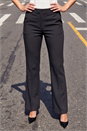 Charcoal Bootcut Leg Stretch Trousers, Image 2 of 4