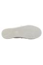 White Cheery Canvas Flat Mules, Image 3 of 3