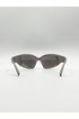 Silver Silver Racer Wrap Sunglasses, Image 4 of 4