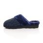 Navy Blue AJVANI Navy Blue Glitter Knitted Mules Slippers, Image 2 of 5