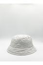 Light Grey SVNX Light Grey Quilted Nylon Bucket Hat, Image 5 of 6