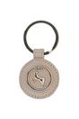 Beige Elegant Real Leather Card Holder & Key Ring Set, Image 4 of 5
