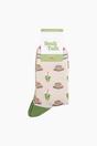 Cream Matcha Tea Bamboo Socks in Cream, Image 4 of 4