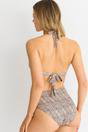 Brown High Waisted Bottoms with Ring Belt Detail, Image 2 of 4