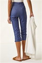 Indigo Lift Sculpt Shape Cropped Trouser, Image 3 of 5