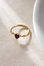 Red Sterling Silver CZ Red Heart Ring, Image 2 of 3