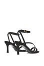 Black XY LONDON Black 'Sherry'' Strappy Barely There Stilettos Heel Shoes, Image 3 of 5