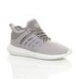 Grey AJVANI Grey Lace Up Trainers, Image 1 of 5