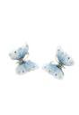 Blue AVANT-GARDE PARIS Blue Butterfly Stud Earrings, Image 1 of 5