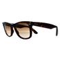 Brown Ray-Ban Brown Rectangle Havana Brown Gradient Sunglasses, Image 2 of 6