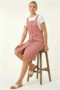 Rose Corduroy Pinafore Midi Dress, Image 3 of 6