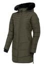 Khaki Striking IIII Mid Length Padded Jacket, Image 3 of 4