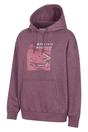 Burgundy Winding Trek Relaxed Fit Hoodie, Image 3 of 3