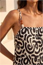 Ivory  Dusk Wave Plisse Cami Top, Image 4 of 4