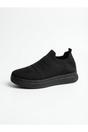 Black iKrush Black Grace Knit Slip On Trainers, Image 5 of 8