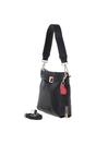 Black Small Two In One Leather Crossbody Bag & Shoulder Bag, Image 3 of 5