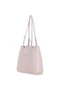 Light Pink 'London' Real Leather Shoulder Bag, Image 5 of 5