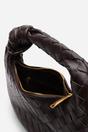 Dark Brown Aura Classic Woven Hobo Bag, Image 5 of 6
