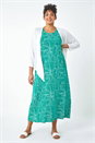 White Curve Tie Front Stretch Cropped Cardigan, Image 1 of 5