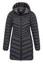 Black Florence Long Padded Jacket, Image 5 of 7