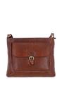 Tan Real Leather Vintage Medium Shoulder Bag, Image 1 of 4