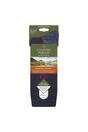 Blue Wool Blend Cushioned Walker Hiking Socks, Image 2 of 3