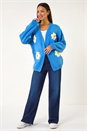Blue Dusk Daisy Knit Cardigan, Image 1 of 5