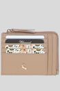 Beige Real Leather Small Purse with RFID Protection, Image 1 of 4